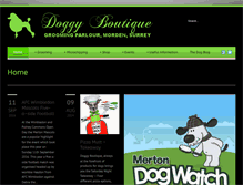 Tablet Screenshot of doggyboutique.co.uk